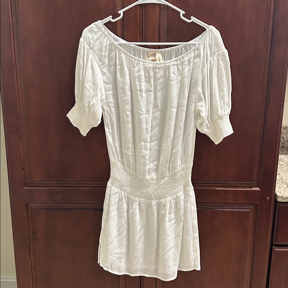 Elegant White Women's Dress